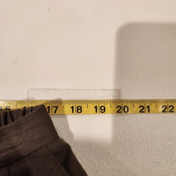 Vintage Talbots Irish Linen Classic Fit High Rise Wide Leg Pants Size 16W Career - Picture 10 of 14